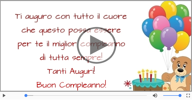 Tanti Auguri! Buon Compleanno!
