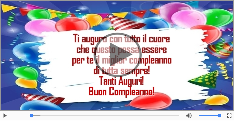 Tanti Auguri! Buon Compleanno!