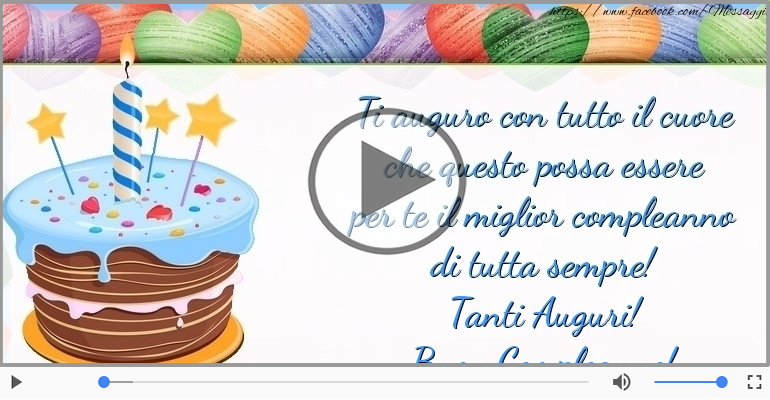 Tanti Auguri! Buon Compleanno!