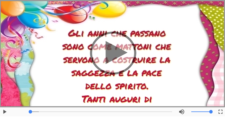 Tanti Auguri di Buon Compleanno!