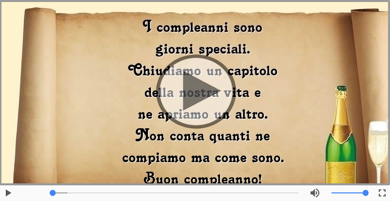 Buon compleanno!