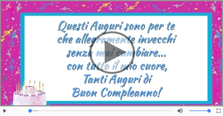 Tanti auguri di Buon Compleanno!