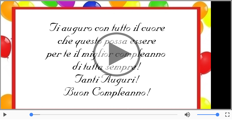 Tanti Auguri! Buon Compleanno!