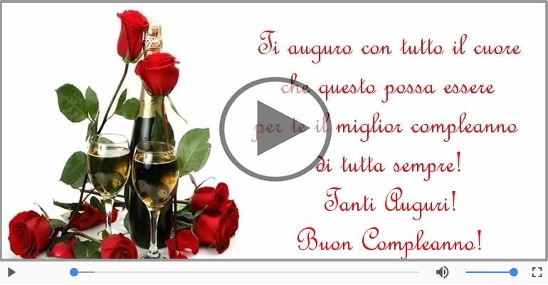 Tanti Auguri! Buon Compleanno!