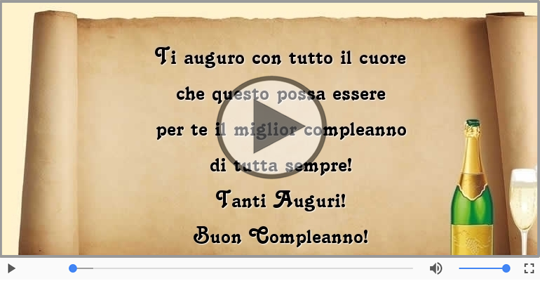 Tanti Auguri! Buon Compleanno!