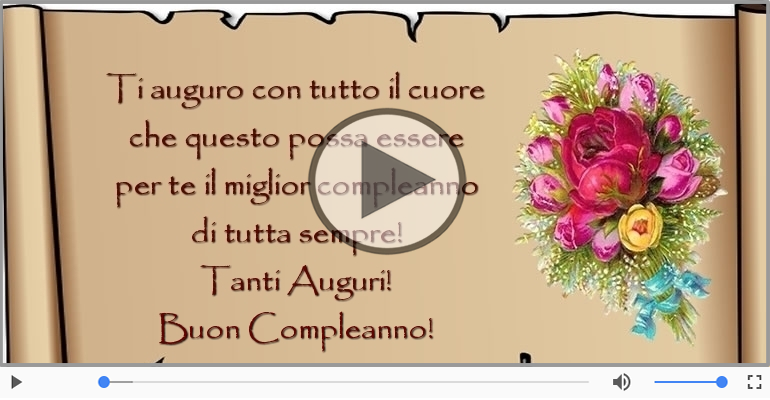 Tanti Auguri! Buon Compleanno!