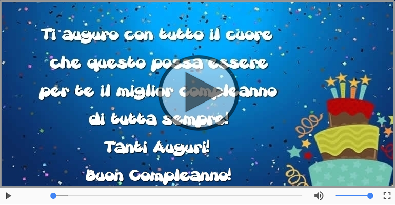 Tanti Auguri! Buon Compleanno!