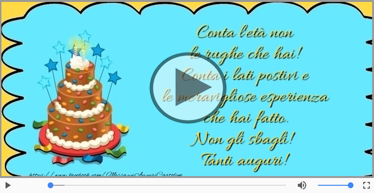 Tanti auguri!