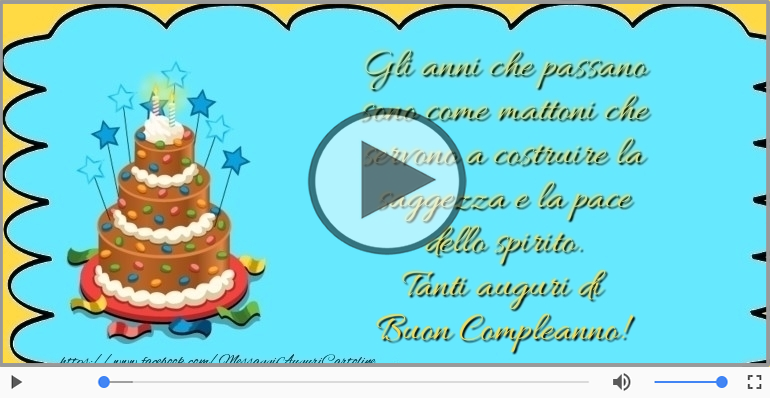 Tanti Auguri di Buon Compleanno!