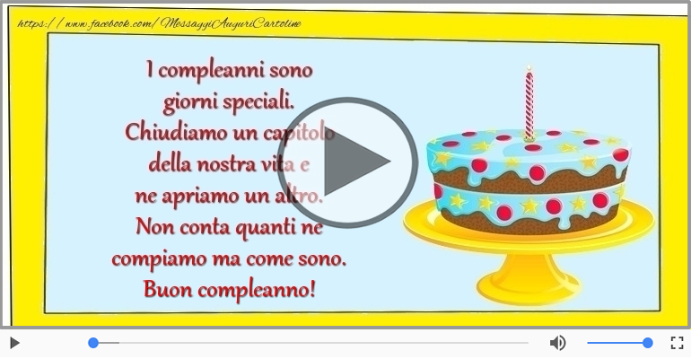 Buon compleanno!