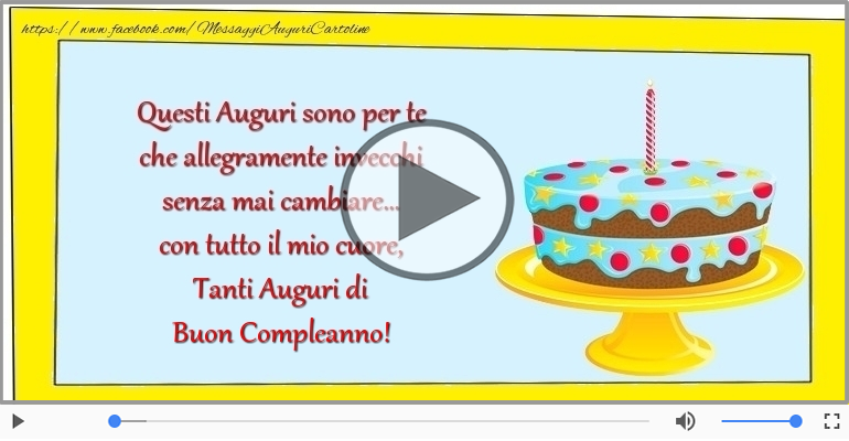 Tanti auguri di Buon Compleanno!