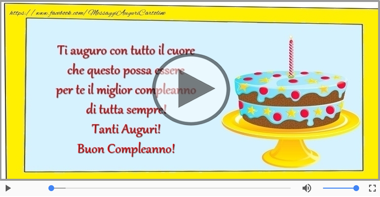 Tanti Auguri! Buon Compleanno!