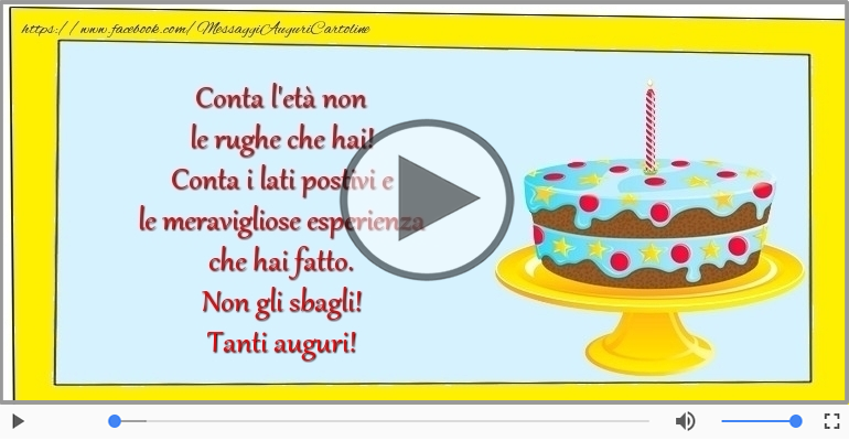 Tanti auguri!