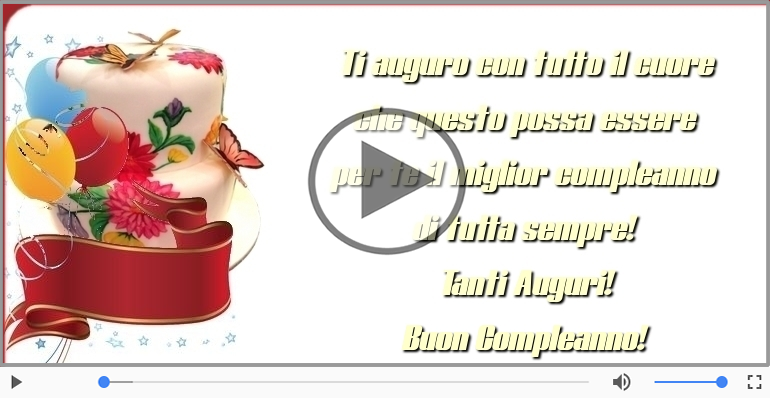 Tanti Auguri! Buon Compleanno!