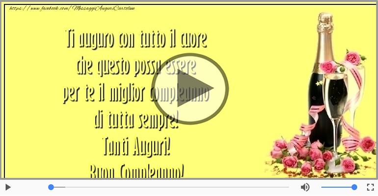 Tanti Auguri! Buon Compleanno!