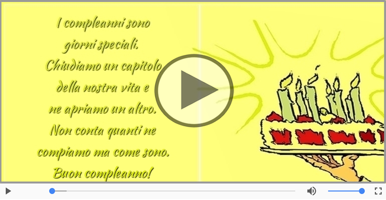 Buon compleanno!
