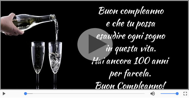 Hai ancora 100 anni  per farcela. Buon Compleanno!