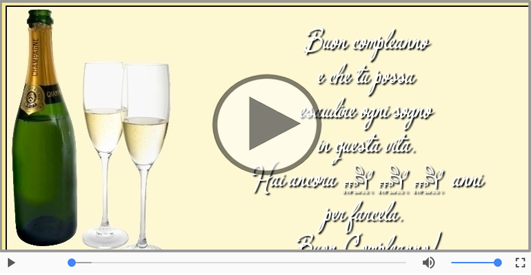 Hai ancora 100 anni  per farcela. Buon Compleanno!