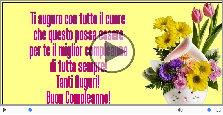 Tanti Auguri! Buon Compleanno!