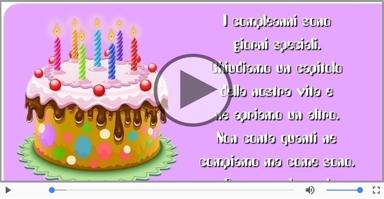 Buon compleanno!