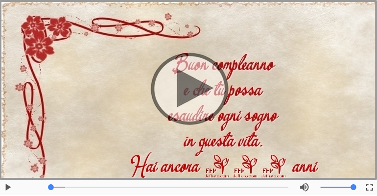 Hai ancora 100 anni  per farcela. Buon Compleanno!