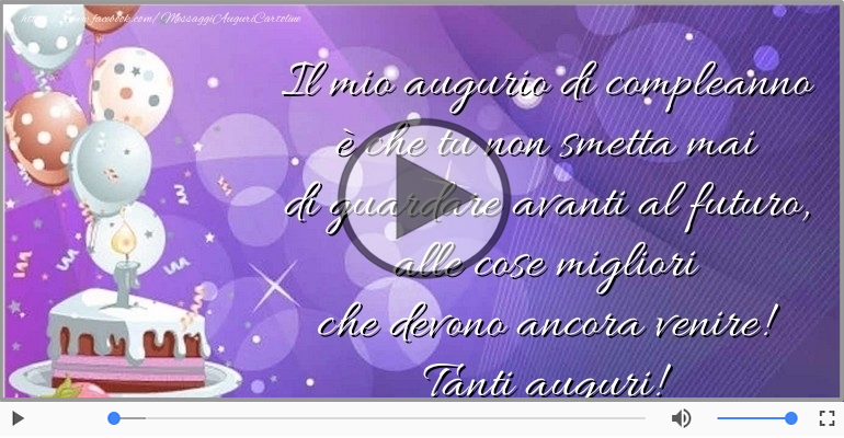 Tanti auguri!