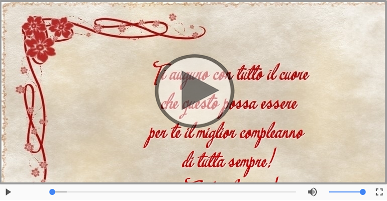 Tanti Auguri! Buon Compleanno!