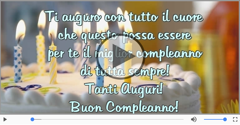 Tanti Auguri! Buon Compleanno!