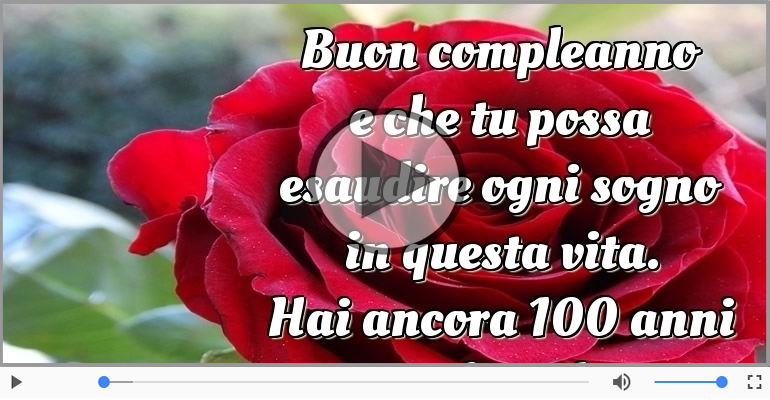 Hai ancora 100 anni  per farcela. Buon Compleanno!