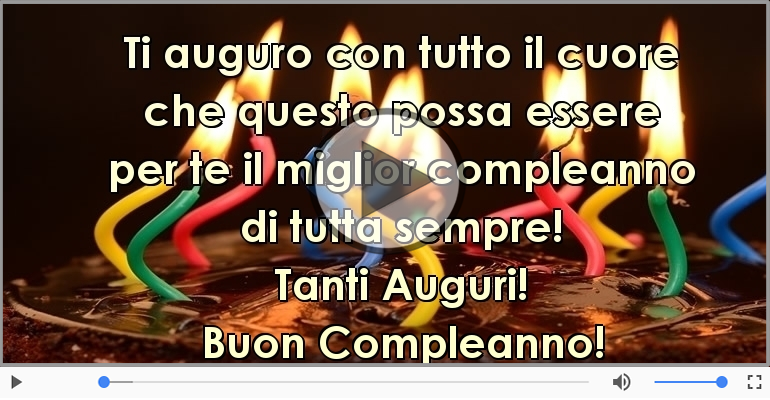 Tanti Auguri! Buon Compleanno!