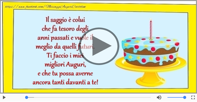 Ti faccio i miei migliori Auguri
