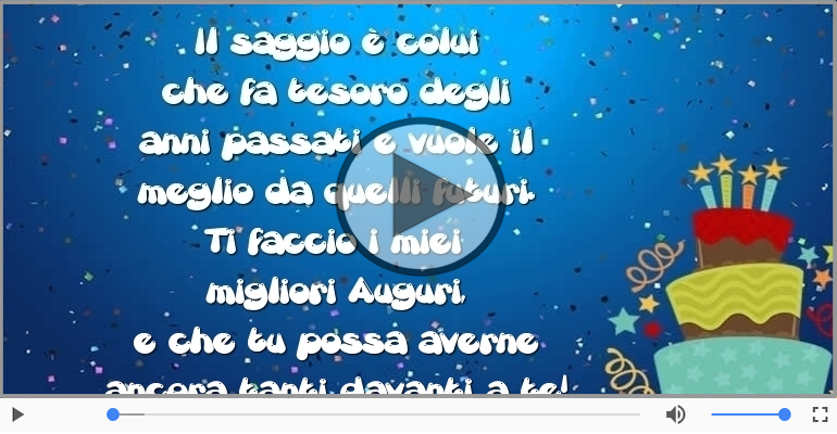 Ti faccio i miei migliori Auguri