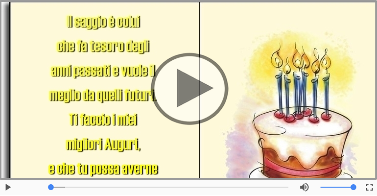 Ti faccio i miei migliori Auguri