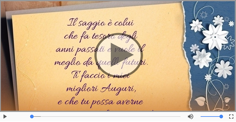 Ti faccio i miei migliori Auguri