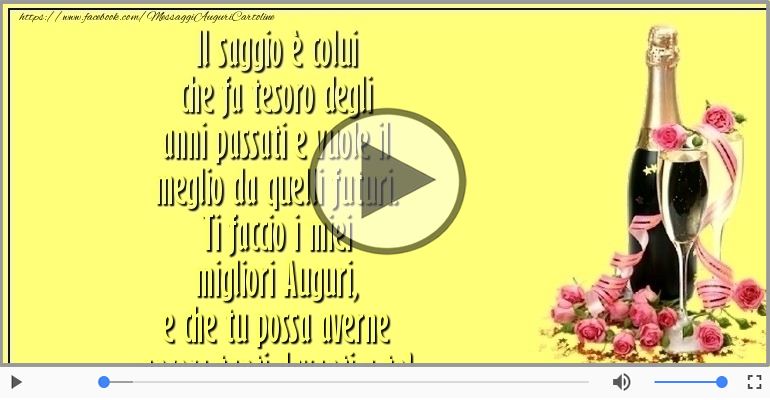 Ti faccio i miei migliori Auguri