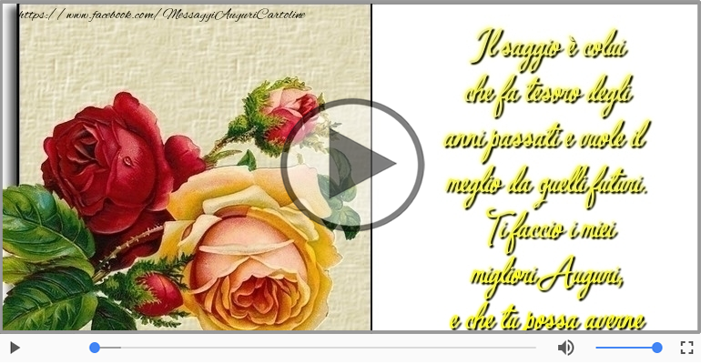 Ti faccio i miei migliori Auguri