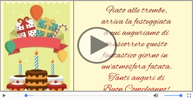 Tanti auguri di Buon Compleanno!