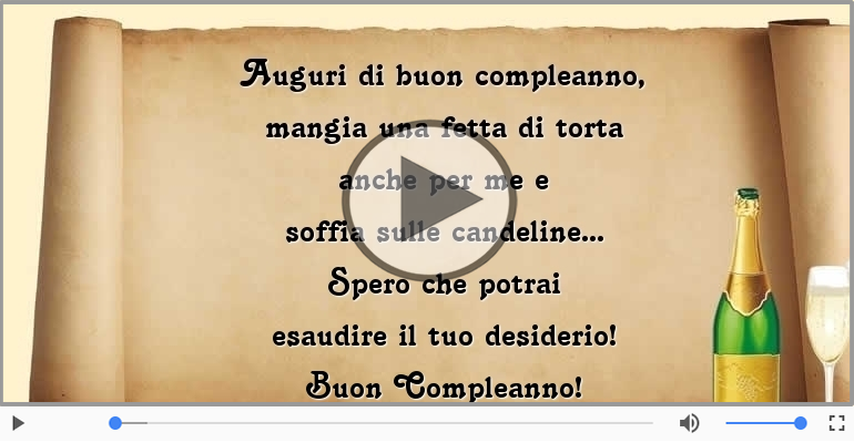 Buon Compleanno!
