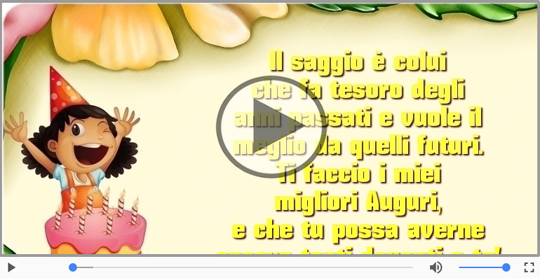 Ti faccio i miei migliori Auguri