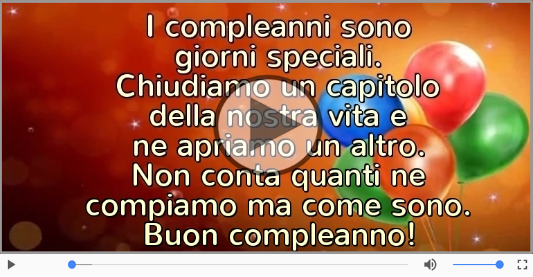 Buon compleanno!
