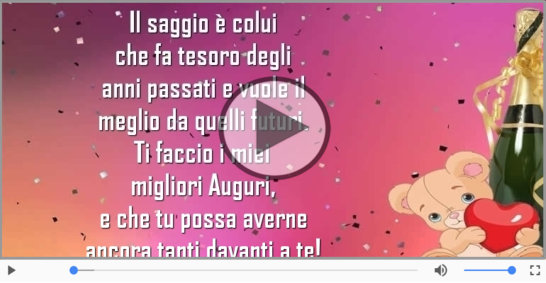 Ti faccio i miei migliori Auguri