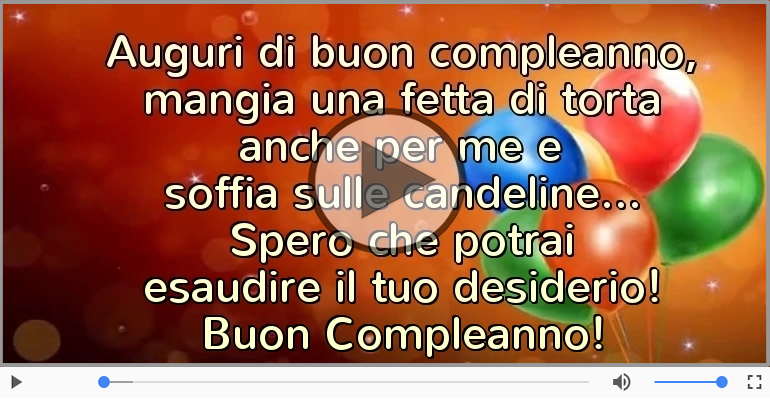 Buon Compleanno!