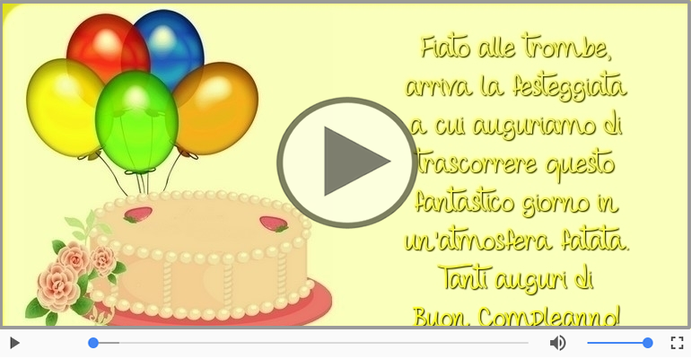 Tanti auguri di Buon Compleanno!