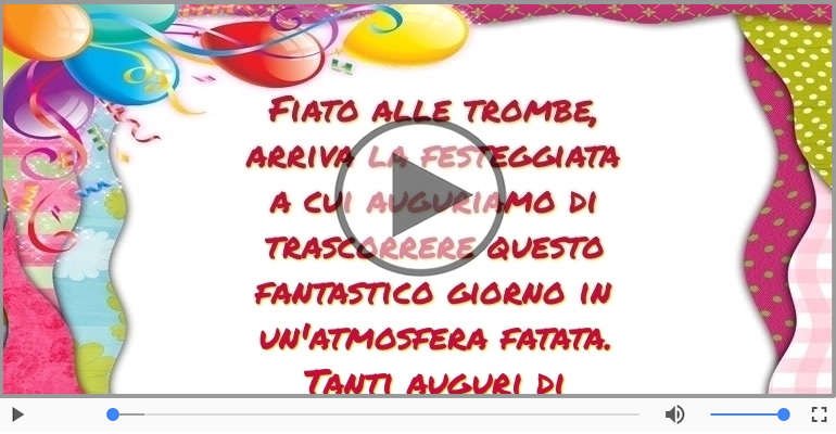 Tanti auguri di Buon Compleanno!