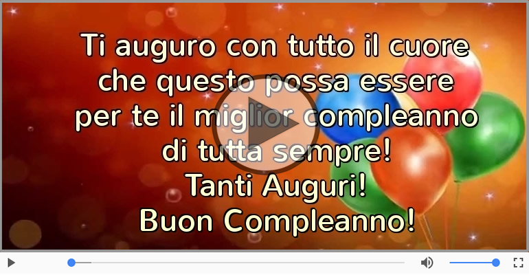 Tanti Auguri! Buon Compleanno!