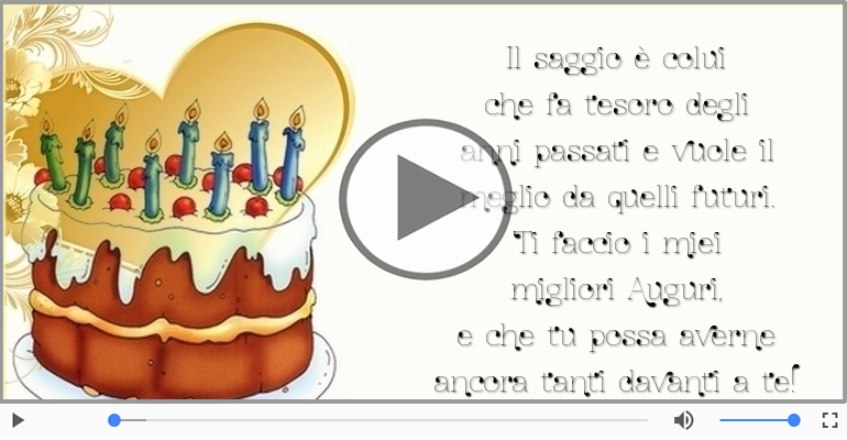 Ti faccio i miei migliori Auguri