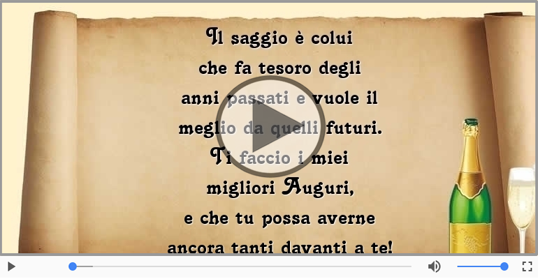 Ti faccio i miei migliori Auguri