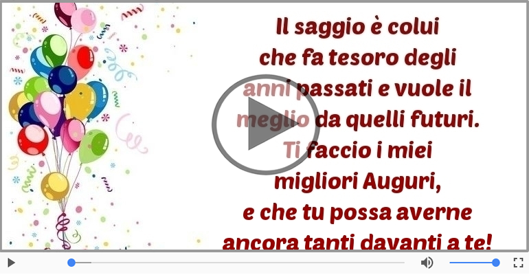 Ti faccio i miei migliori Auguri