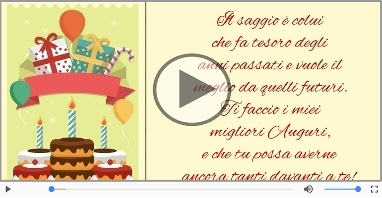 Ti faccio i miei migliori Auguri