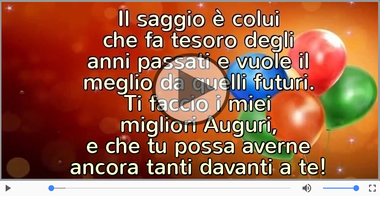 Ti faccio i miei migliori Auguri